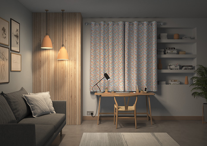 Odense, Burnt Orange - Made to Measure Curtains - Image 7